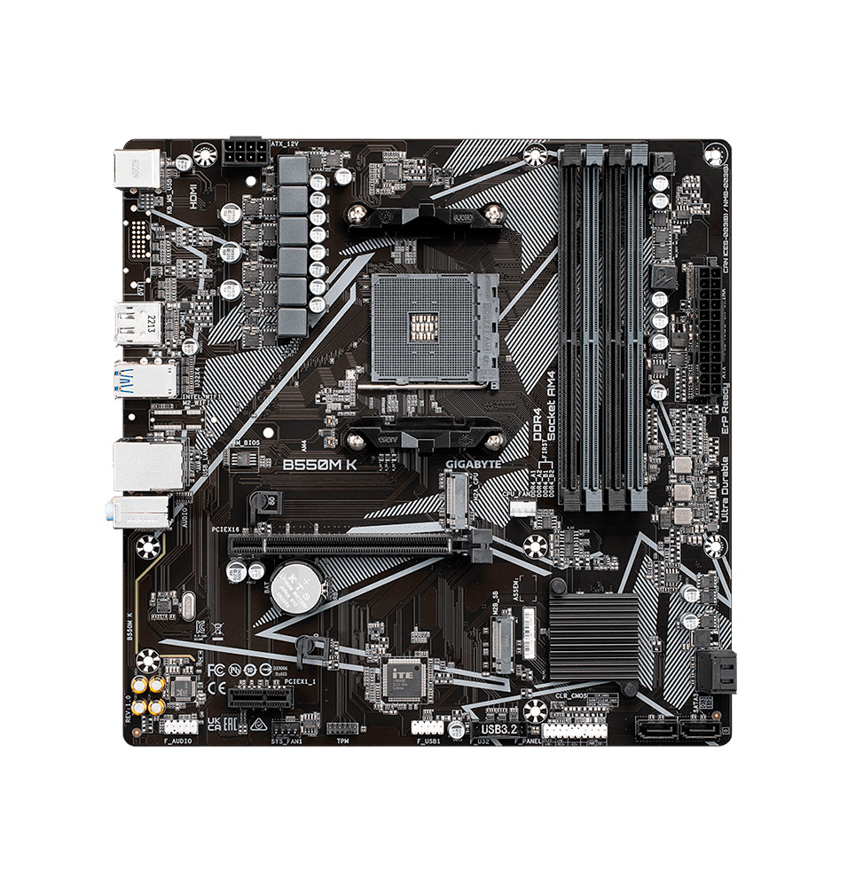 MB GB B550M K AM4 S/V/L DDR4