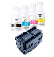 KIT CARTUCHO GI-16BK,C,M,Y+CAB