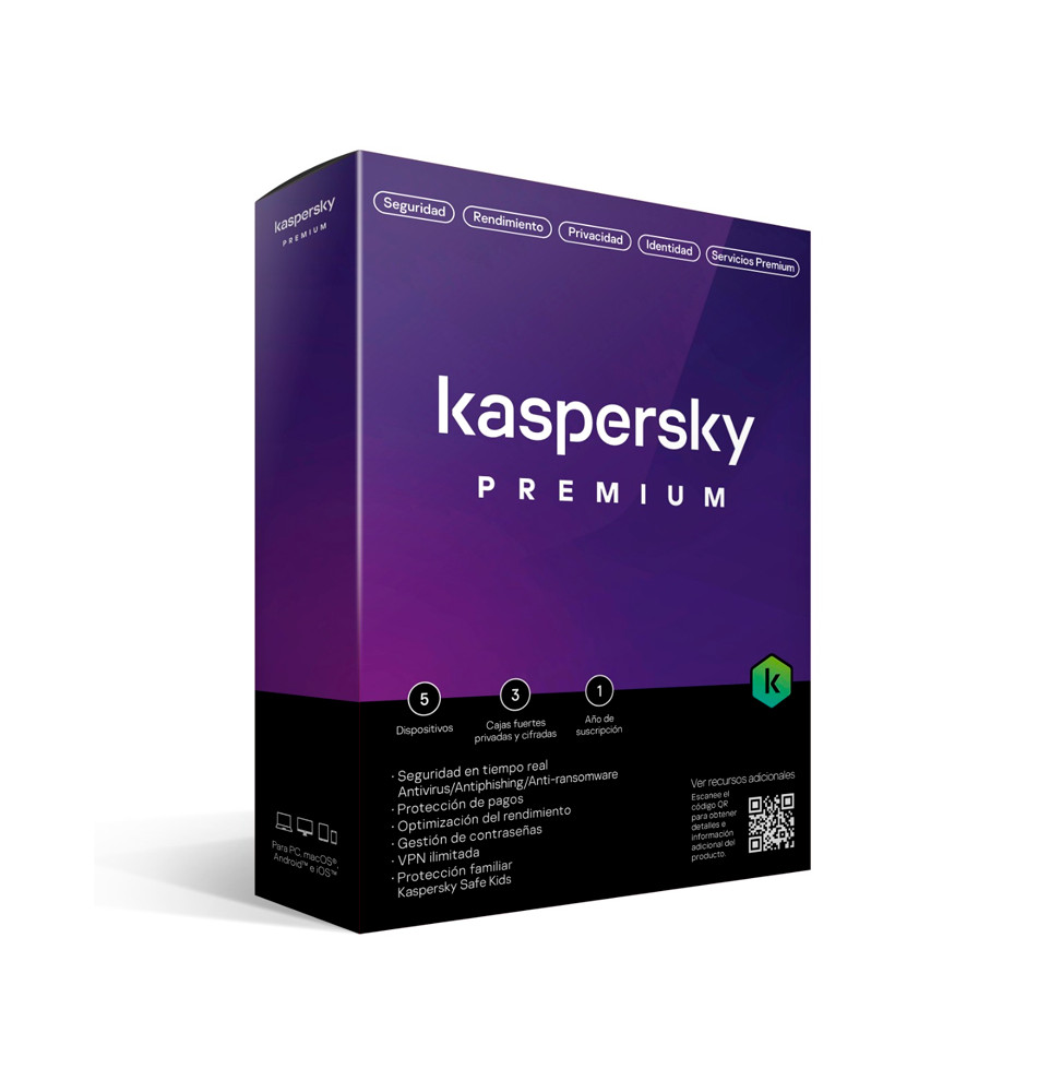 KASPERSKY PREMIUM 5PC 1AñO 