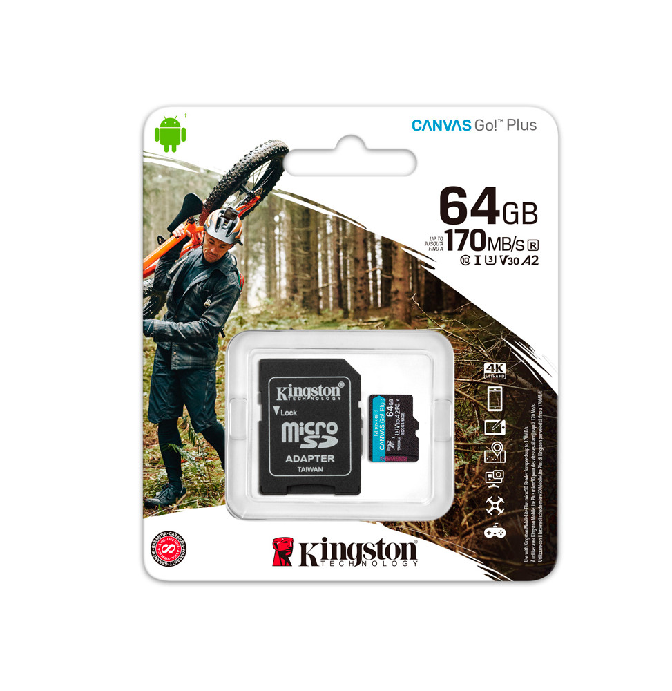 MICROSDXC CANVAS GOPLUS 64GB 